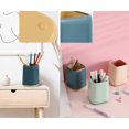 thumbnail image 5 of Simple Pen Holder Storage Pen Holder Makeup Brush Vase Brush Pot Cute Pen Holder Desk Decoration,1 Pce (Blue,Ordinary), 5 of 5