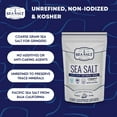 Sea Salt for Grinder STF9 Refill, Coarse Grain Kosher Salt, Organic