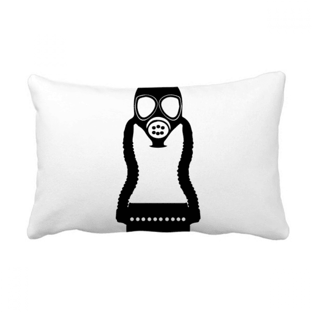 Gas Head Small Counter Strike Throw Pillow Lumbar Insert Cushion Cover Home Decoration
