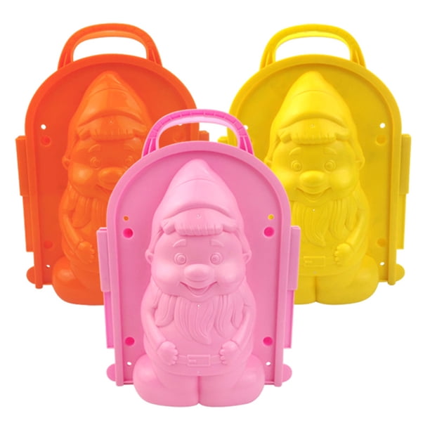 Fabricante De Muñecos De Nieve Dibujos animados 3D gnomo forma muñeco de nieve fabricante Clip niños invierno al aire libre playa jugar juguete