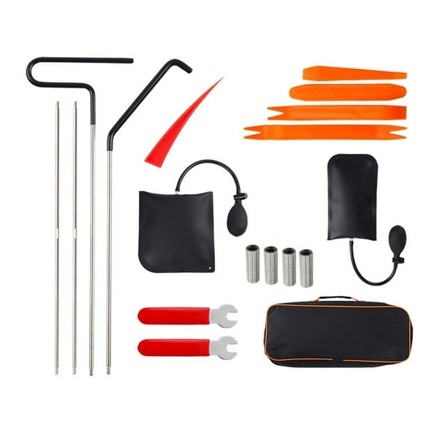 Vrorvz Kit d'Outils de Réparation Audio de Voiture 68 Pouces 5ème Roue Extracteur de Goupille avec Crochet Acier Robuste Aluminium Longue Durée Facile à Nettoyer Pompe de Positionnement pour Fenêtre