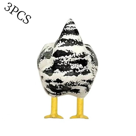 

Weloille 3-Pieces Funny Chicken Butt Magnet Decorative Chicken Butt Refrigerator Magnets Gifts for Kids Friends Neighbors