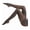 Charcoal, variant on Women's MeMoi MO-312 Perfectly Opaque Control Top Tights (Black M/L)