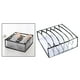 thumbnail image 4 of Organizador de cajones con divisor para armario, caja de almacenamiento para ropa interior, corbata, hogar, viajes, para mujeres y hombres Black 6 Gripes, 4 of 7