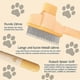 thumbnail image 3 of 2025 Selfcleaning dog brush removes hair, fleas tangles Ergonomic comb for cats dogs, gentle massage, orange., 3 of 5