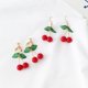 thumbnail image 1 of NUOLUX 1Par Pendientes Mujer Cereza Atractivo Para Eventos Y Regalos, 1 of 8