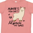 thumbnail image 4 of Inktastic Auntie's You Say Alpaca My Bags Boys or Girls Toddler T-Shirt, 4 of 5