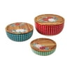 Pioneer Woman 3pc Bowls with Lid
