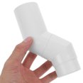 thumbnail image 3 of HEALEEP Toilet Drain Pipe Plumb for Bathroom White PP 1Pcs, 3 of 7