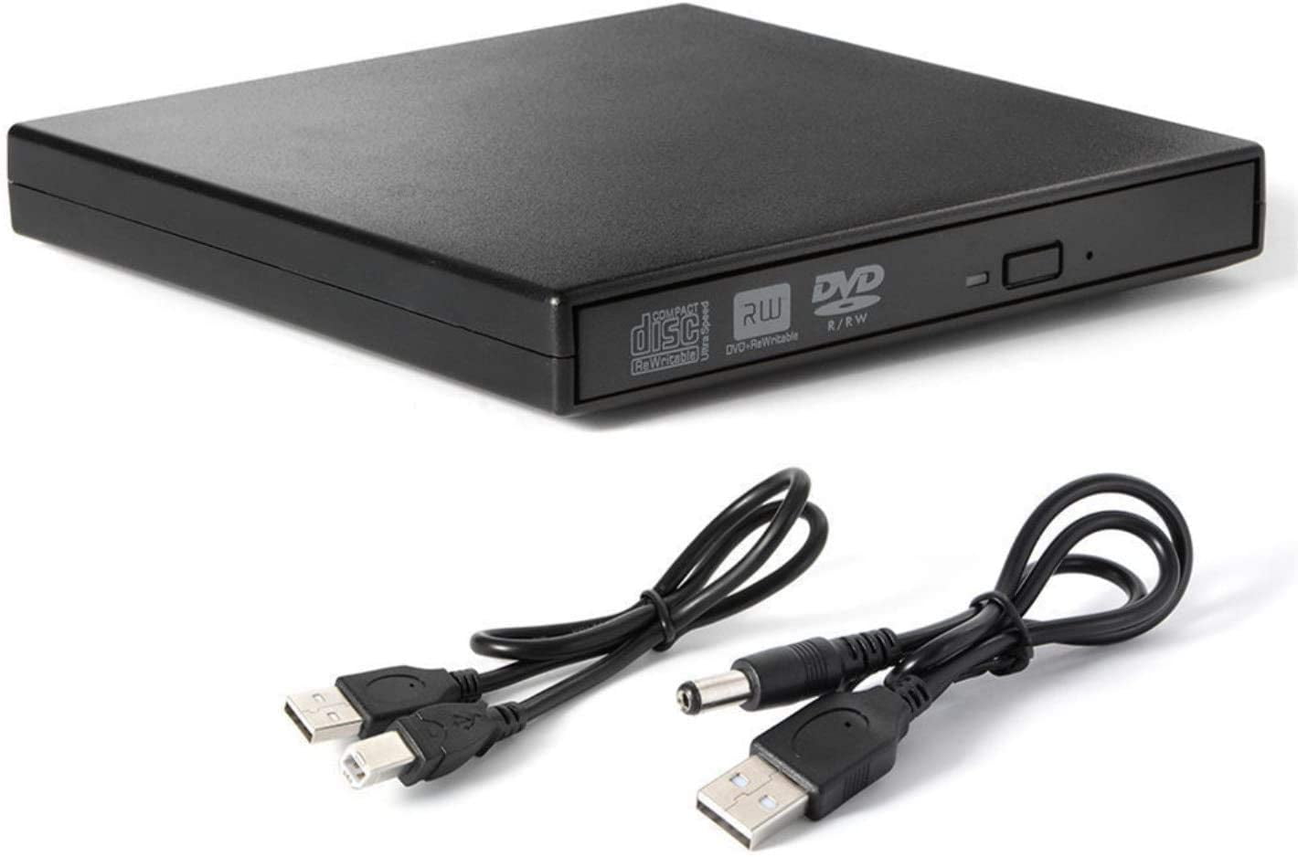 USB 2.0 Type C UltraThin External 8X Dvdrw DVD Cd Rw ROM Burner Drive
