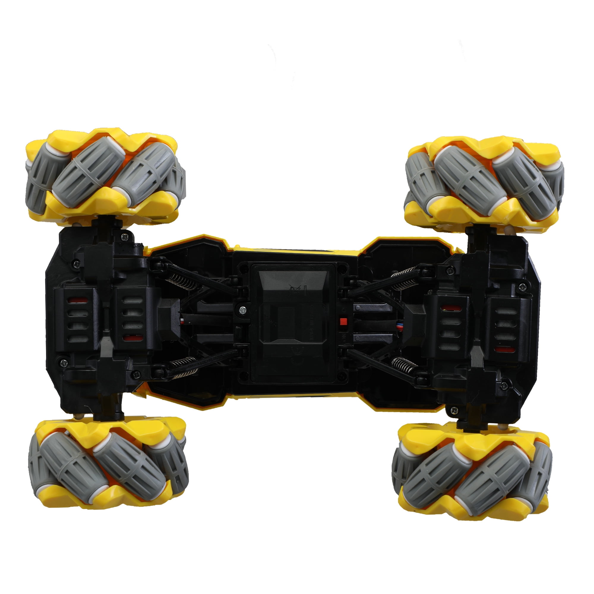 Kepooman Kids RC Cars Stunt Car Toy, Gesture Sensor Watch Double Sided 360° Rotating RC Car with Headlights, Yellow Kepooman Kids RC Cars Stunt Car Toy, Gesture Sensor Watch Double Sided 360° Rotating RC Car with Headlights, Yellow