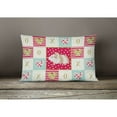 thumbnail image 3 of Caroline's Treasures CK5434PW1216 Silkie Guinea Pig Love Canvas Fabric Decorative Pillow, Red, 12H x16W, multicolor, 3 of 3