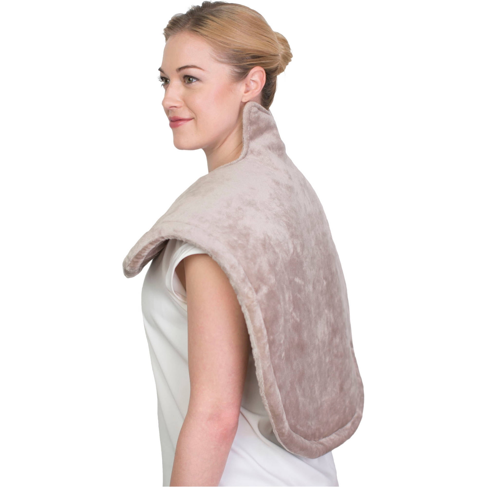 Neck and Shoulder Heat Wrap, Beige