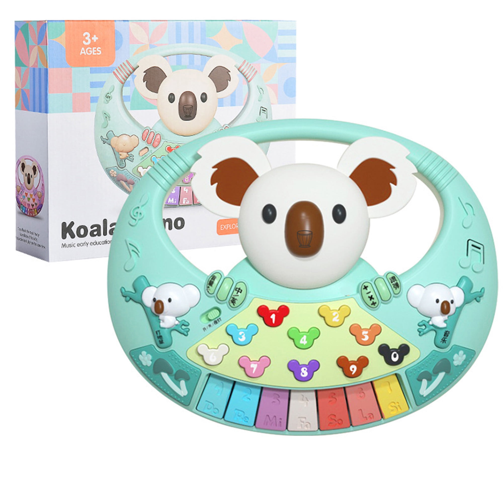 Koala Musical Toy Toddler Learning Toy Koala with Lights and Music, Baby and Infant Toy