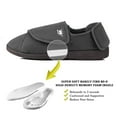 thumbnail image 4 of EUROPEAN SOFTEST Women's 80D High Density Memory Foam Diabetic Slippers with Adjustable Closures, 4 of 6
