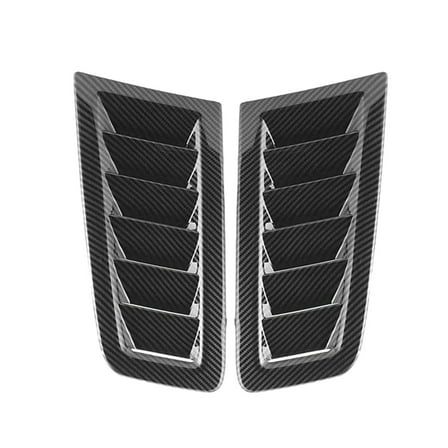 Nishiyuenyi 2Pcs Car Hood Vent Scoops Replace Parts Modified Accessory Air Intake Hoods