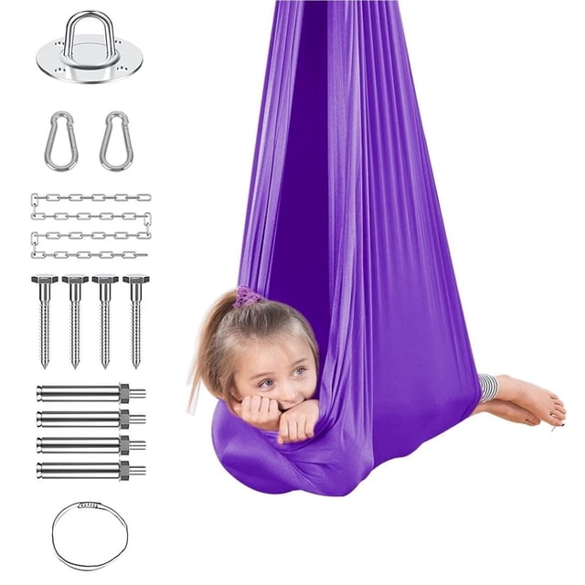 Swing For Kids Adjustable & Easy Install Suitable For Indoor/Outdoor Use Soothing For Sensory Processing Disorder & Special Needs