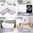 thumbnail image 4 of GZHJMY Kitchen Rug Set of 2, Rainbow Mermaid Scale Cushioned Anti-Fatigue Kitchen Mat Non Slip Washable Floor Mat Comfort Standing Mats for Office, Home, Laundry Room Carpet Runner, 4 of 7