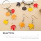 thumbnail image 5 of unbranded 40Ud Accesorios De Calabaza Y Hoja De Arce Para Joyería Hechos En Metal Resistentes Y Duraderos, 5 of 6