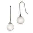 thumbnail image 1 of Stainless Steel with Glass Ball Shepherd Hook Earrings, 1 of 3