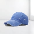 thumbnail image 4 of Kalauyu Mens Baseball Cap Cotton Vintage Washed Adjustable Low Profile Sport Hat, 4 of 4