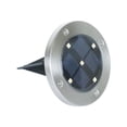 thumbnail image 1 of Lampes solaires en acier inoxydable Mainstays avec LED pour jardin, 12 lumens (4 paquet), 1 of 7