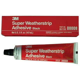 3M™ Black Super Weatherstrip Adhesive, 33602, 30.0 mL, 12 tubes per case