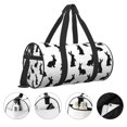 thumbnail image 3 of Balery Black Rabbit Bolsa de Gimnasio para Mujeres y Hombres, Bolsa de Viaje Impermeable, Bolsa de Fin de Semana con Compartimento para Zapatos y Bolsillo Húmedo, 3 of 6