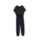 thumbnail image 3 of Conjunto de chándal para mujer, 2 piezas, manga corta, cuello redondo, tops, pantalones de chándal largos 3XL Yuyangstore  Chándal de mujer, 3 of 8