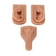 thumbnail image 5 of Modelo de oreja de nariz de silicona, juego de modelo de oreja de nariz de simulación 3D para práctica de perforación, enseñanza de tono de piel oscuro, 5 of 8
