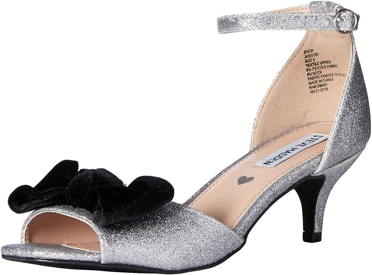 steve madden silver heels