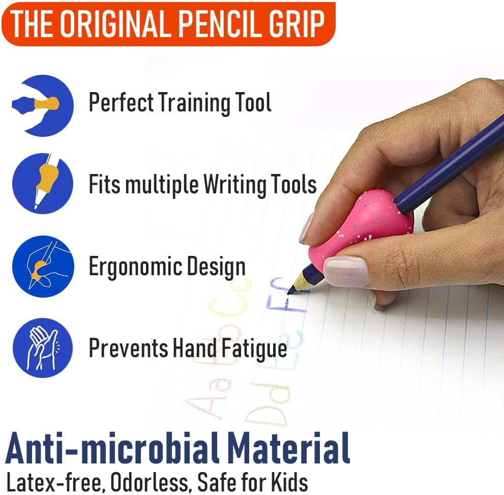 Grasp Pen Grip Styles The Pencil Grip Glitter Pencil Grippers 72 Pcs