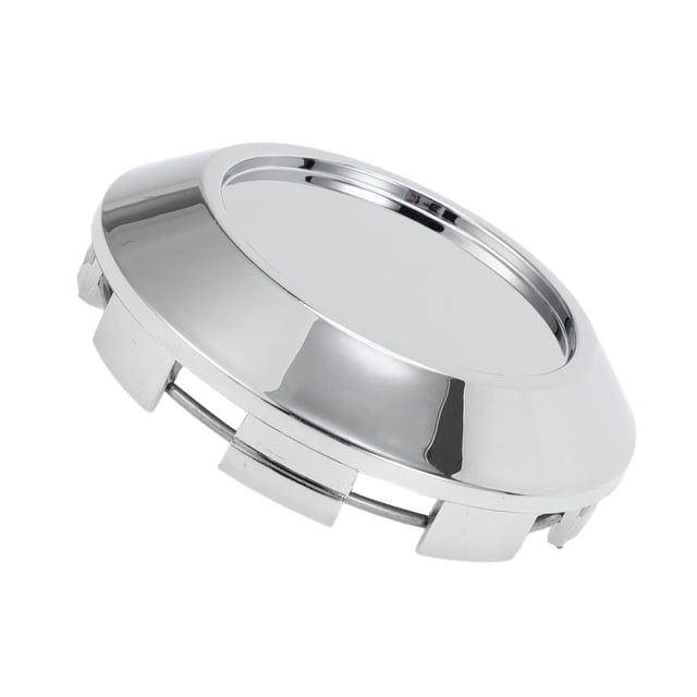 Tapa central de rueda universal Unique Bargains, cubierta de llanta, tapa de plástico de 76 mm, 2.99" OD, tono plateado cromado