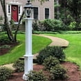thumbnail image 3 of Pemberly Row Traditional Plastic Lamp Post with Mount in White, 3 of 8