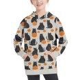 thumbnail image 4 of Fesfesfes Kids Hooded Sweatshirt Girls And Boys Halloween Hooded Tops Kids Fashion Long Sleeve Shirts Sweatshirt Pullover Tops, 4 of 6
