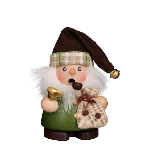 Alexander Taron 4" Vibrant Unique Christian Ulbricht Rolly Polly Santa in Green Figure