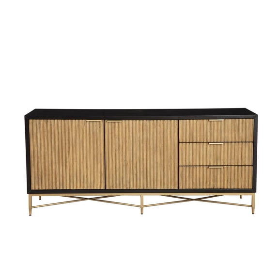 Origins by Alpine Larsen TV Console in Black