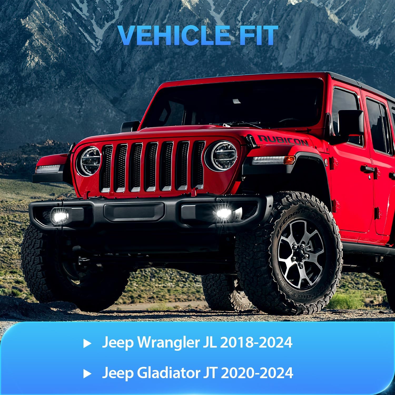 Nilight Window Visor Compatible with Jeep Wrangler JL/Jeep Gladiator 2018 2019 2020 2021 2022 2023 2024 Vent Window Visors,Rain Guards Acrylic-4pcs