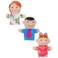 thumbnail image 5 of CIMAXIC hand puppets 3pcs Hand Puppet Mother And Father Cartoon Hand Puppet Kids Educational Toy,10.63"X9.45"X1.18", 5 of 5