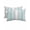 Turquoise, variant on Pack of 2 Outdoor Lumbar Pillow Covers 11x16 Inch, Teal Aqua Stripes Waterproof Throw Pillow Covers Set, Minimalist Abstract Vertical Lines Indoor&Outdoor Decorative Cushion Cases for Patio Porch Car
