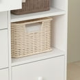 thumbnail image 6 of MONSLIPA Nursery Dresser Baby Dresser with 5 Drawer & 2 Shelves, White Wood Chest of Drawers for Storage, Bedroom Nursery, White (47.2"L x 19.7"W x 33.3"H), 6 of 8