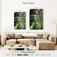 thumbnail image 4 of Elephant Stock Meditation Vegetation Wall Art - Vertical Multi Panel Canvas - Living Room Wall Decor - Wellness Multi Panel - Gray And Purple Decor By Fusion Idol Arts - 24" x 38", 4 of 8