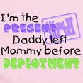 thumbnail image 2 of CafePress - I'm The Present Daddyd Left Infant Bodysuit - Baby Light Bodysuit, Size Newborn - 24 Months, 2 of 4