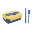thumbnail image 2 of Plastic Compartment Lunch Box Portable Adults Salad Sandwich Fruit Food Container Leakproof Lunchbox Storage Kitchen, 2 of 7