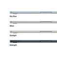 thumbnail image 4 of Apple MacBook Air de 15 pulgadas (2026) Chip M5 con CPU de 10 núcleos y GPU de 10 núcleos, 16 GB de RAM, 1 TB SSD Medianoche color, 4 of 8