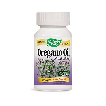 Nature's Way Oregano Oil 75-85% Carvicol 60 Vcaps (Best Oregano Oil Supplement)