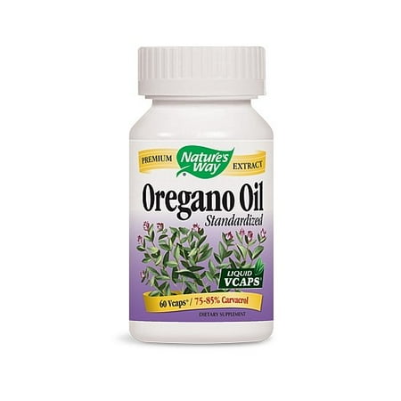 Nature's Way Oregano Oil 75-85% Carvicol 60 Vcaps (Best Oregano Oil Supplement)