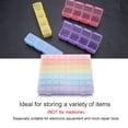 thumbnail image 3 of Nehlobo Colorful Mini 56-Grids Electronic Repair Tool Storage Component Box Screw Jewelry Case, 3 of 8