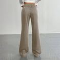 thumbnail image 4 of Women's high-waisted wide-leg casual striped pants, 4 of 9