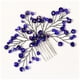thumbnail image 4 of Guardurnaity Peines para el cabello Joyas hechas a mano de cristal azul Diadema liviana Brillante Exquisito Tocado a prueba de decoloración Interior Exterior Ropa, zapatos y accesorios Miscelánea Guardurnaity AP013449-01, 4 of 6